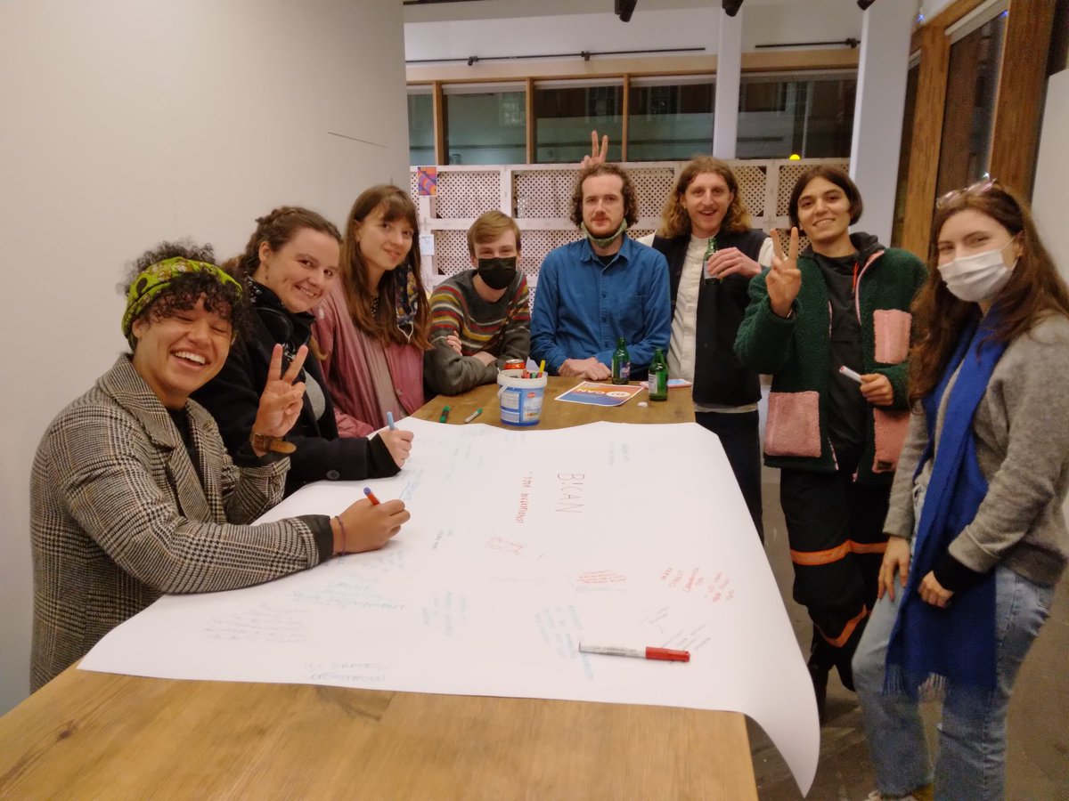 blanchecameron's tweet photo. Tonight's workshop + launch of @BartlettArchUCL @ArchitectsCAN #StuCAN group B!CAN led by Marike Jungk, in BSA Gordon St social space. Excellent group working for change and part of the fab @bartlett_soc led by president Dan Langstaff @TheBartlettUCL - congratulations students 👏 https://t.co/JZNaBlNuns