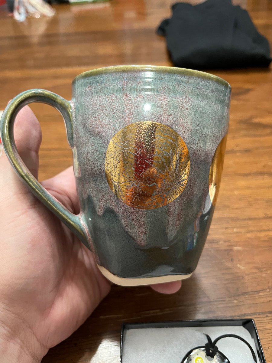 BradDBA's tweet photo. Thanks for the beautiful mug and extra gifts, @SurlyAmy !! https://t.co/nN0ZWxsuLb