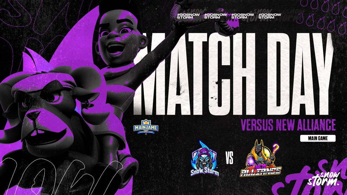 •DIA DE MAIN•

El día de hoy tenemos nuestro segundo encuentro en esta gran liga , dónde vamos con un objetivo en mente.
!Traer la victoria¡😶‍🌫️

🏆 <a href="/MaingameGg/">Main Game</a>
🆚 <a href="/NewAlliance_GG/">New Alliance</a>
📺 twitch.tv/maingamegg
⏰ 16:00 🇲🇽

#GOSnowStorm