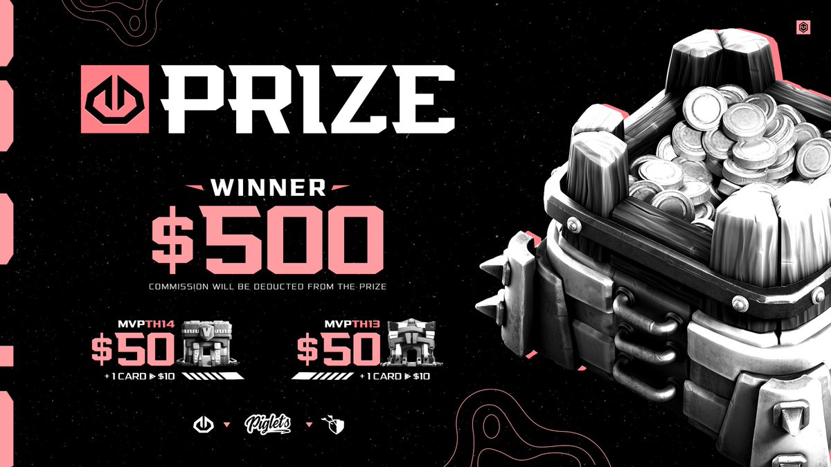 Buenas Tardes;
El cochinito llegó a su tope y está listo para ser entregado al Clan ganador de esta #cerdiaventura; aquien le dejamos a ustedes nuestros queridos Clachers el premio actualizado de la Piglet's Cup.
Muchas gracias a cada unos de nuestros patrocinadores por su aporte