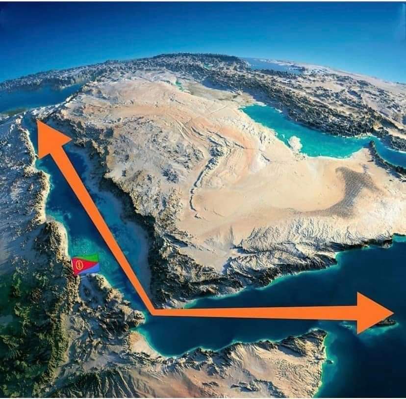 IseralYpfdj's tweet photo. ኣብ ዝኾነ ዜና ንምንታይ እዮም ኤርትራ. ኤርትራ.. ኤርትራ ክብሉ ልብና ዝህዉጹና እዞም ሓያላን ሃገራት ዶ ትብሉ.. 
እቲ ምክንያት እዚ እዩ.. ጎሮሮ ናይ ዓለም...ኤርትራ ኣብቲ ዝበረኸን ኣገዳሲ  ቦታ ቀርኒ ኣፍሪቃ  ስለትርከብ ለይትን ማዓልትን ይደቁሱና! https://t.co/CYyqAGdSZV