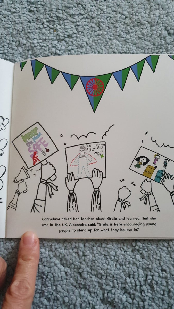 RosaSenCis's tweet photo. All of the families tomorrow will get a copy of the #Roma #Recycle #Reuse #ChildrensBook that was #cocreated and #coauthored by many families. This book was possible thanks to @JoinTheSeason_ @JuliesBicycle . Thanks to @reelmasterprod for supporting with #graphics. https://t.co/A2ydxZQDJc