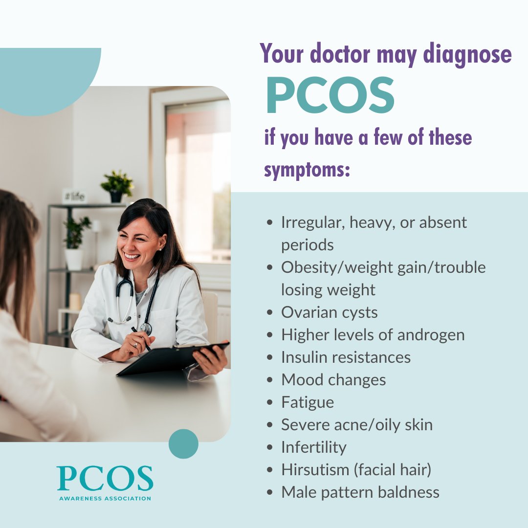 PCOSAA's tweet photo. Other symptoms that may be used to diagnose PCOS. #pcos #pcosaa #polycysticovariansyndrome #polycysticovarysyndrome #pcossupport #pcoshealth #pcosinformation #pcosresources #pcosresearch #togetherwecan #1in5 #shadesofteal #pcosdirectory #womenshealth https://t.co/NLVF6iwwGn