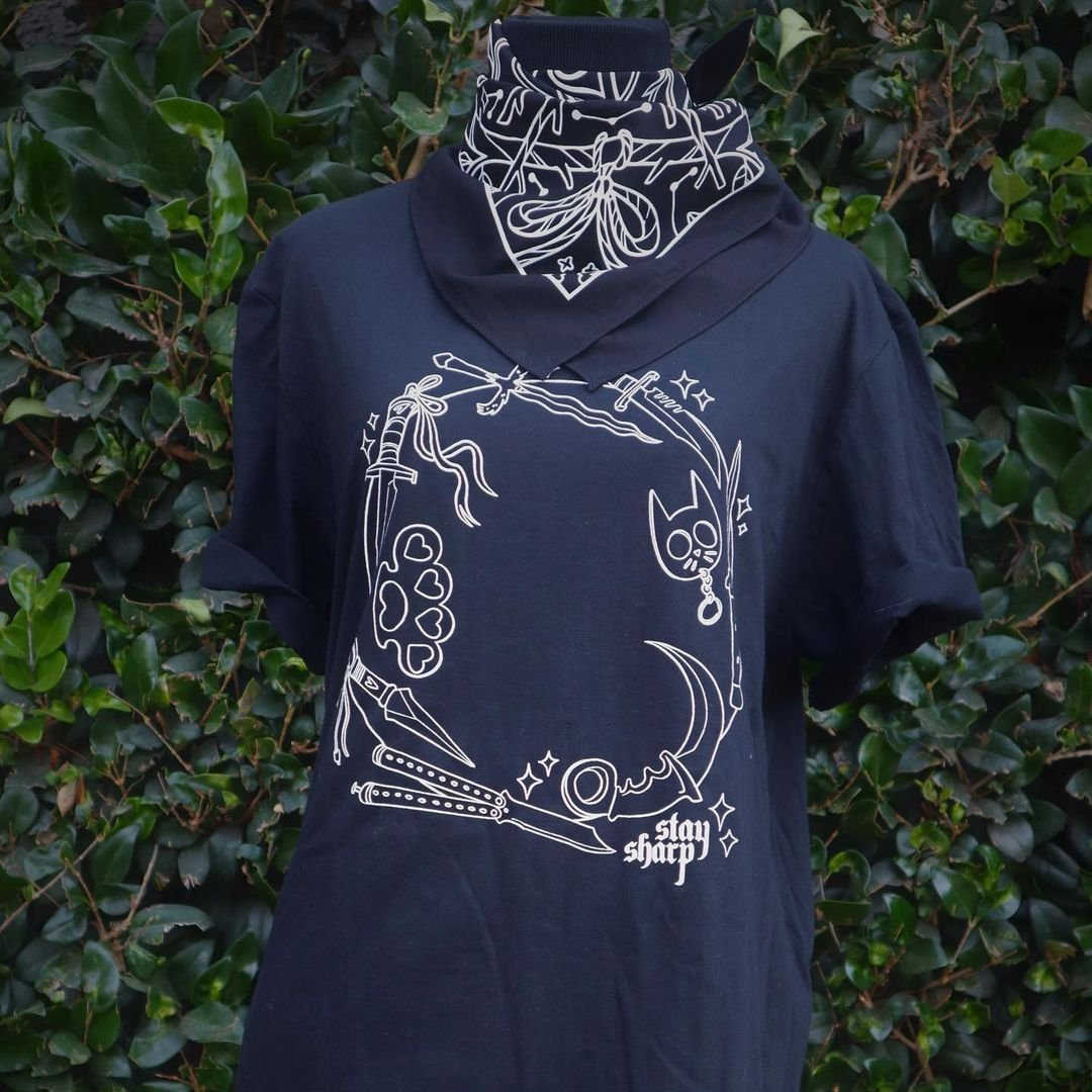 the <a href="/WitchingLive/">WitchingHourLive</a> merch I designed is 20% off this weekend! grab some cute stuff before it's gone! 🔮✨thewitchinghour.limitedrun.com