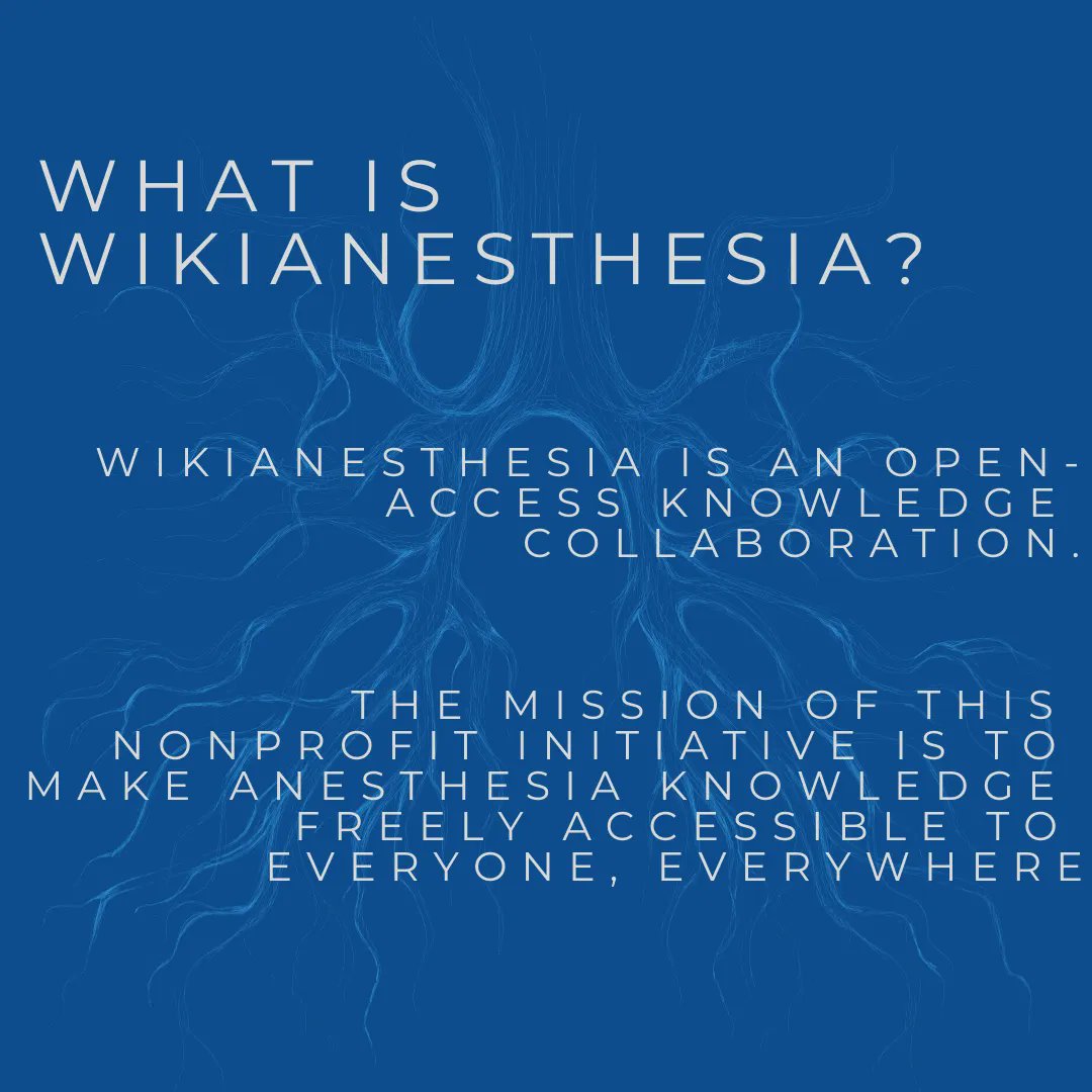 WikiAnesthesia tweet media