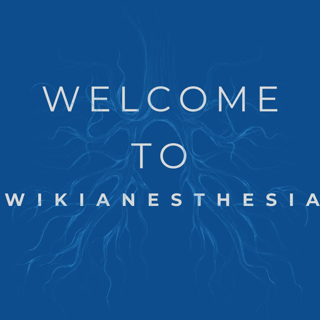 WikiAnesthesia tweet media
