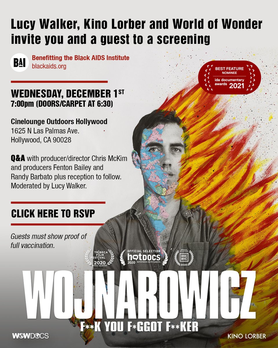 lucywalkerfilm's tweet photo. stoked to be leading the chearleading Wednesday in Hollywood for 'Wojnarowicz: Fuck You Faggot Fucker' by @hobo_camp @fbailey @Randybarbato @worldofwonder @KinoLorber @blackaids 🎟🎟🎟🎟🎟 hmu for guest list #wojnarowicz #worldofwonder https://t.co/Li5kyzw1Wu