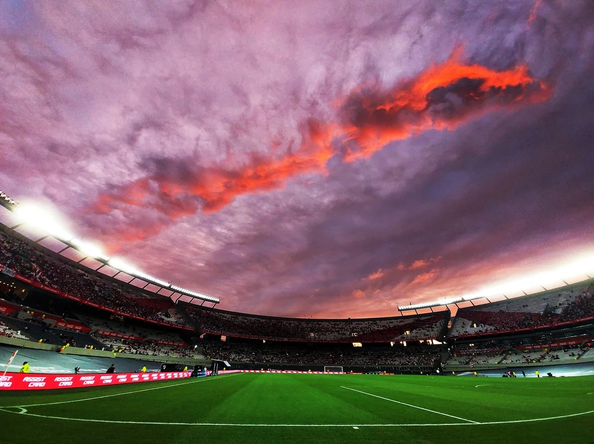 La banda roja apareció hasta en el cielo 😍😍