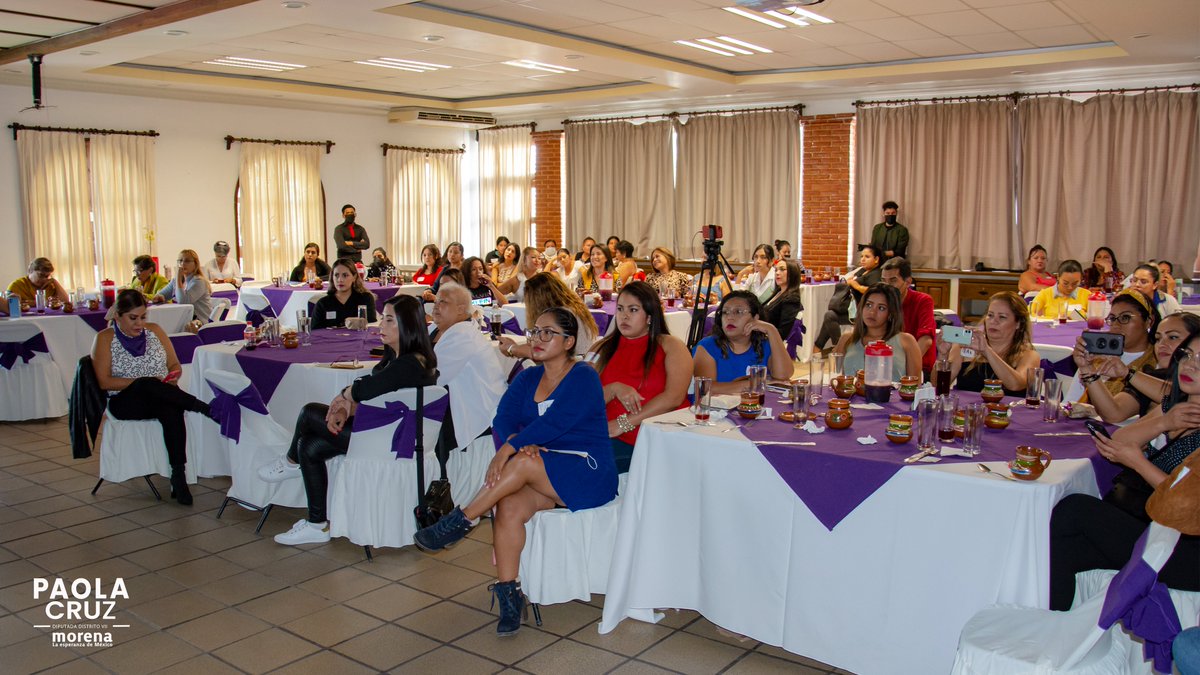 MPaolaCruz's tweet photo. 🟣Conferencia de @YndiraSandoval  “La Autonomía de las Mujeres basada en los derechos humanos” en el marco del 25 de noviembre Día Internacional de la Eliminación de la Violencia contra las Mujeres. #PaolaCruz https://t.co/OE5vau0s1s