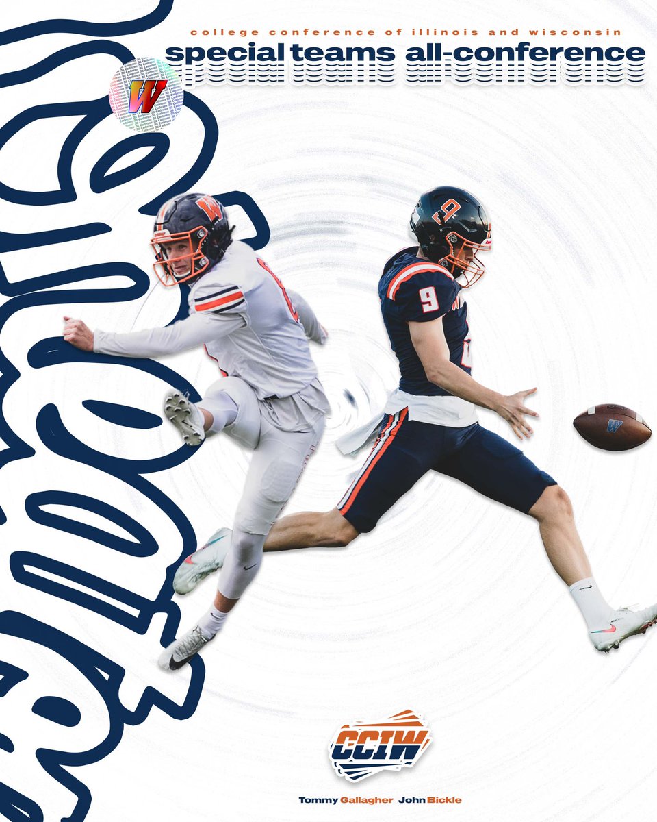 Congratulations to our <a href="/CCIW_Athletics/">CCIW</a> all conference members!
#LetsRoll #STTS