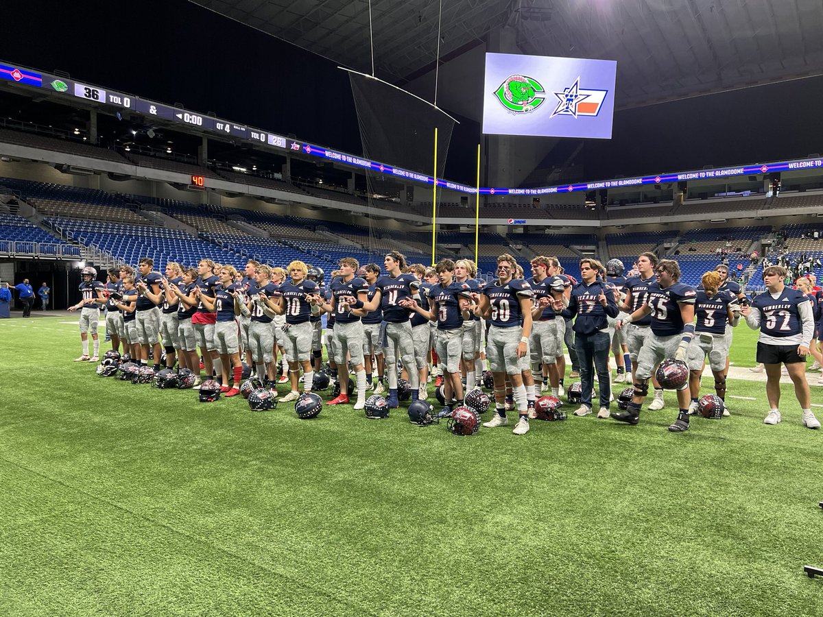 WimberleyHS's tweet photo. Texan Football season comes to an end today vs Cuero coming up short 26-36. Great Year Guys, PROUD of your season. Seniors, thank you for a great four years! #WHSTEXANPRIDE https://t.co/1cY4LtCQLT