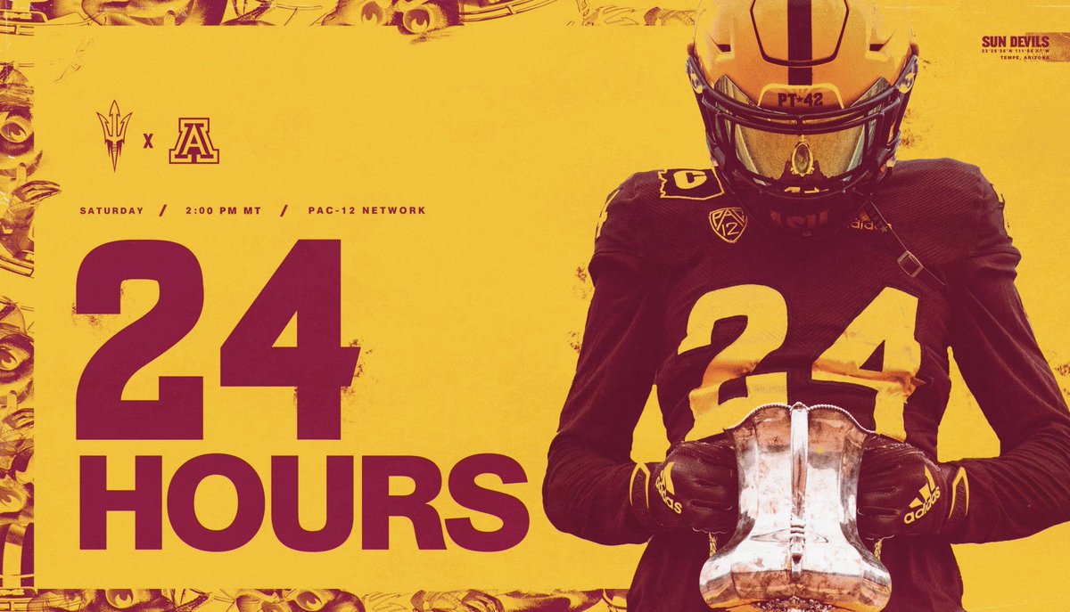 RisingSunDevils's tweet photo. 24 HOURS ⏳⏳⏳ 

#ForksUp #DE23RTDIAMONDS #Devilish22 https://t.co/otyPkeKXOF