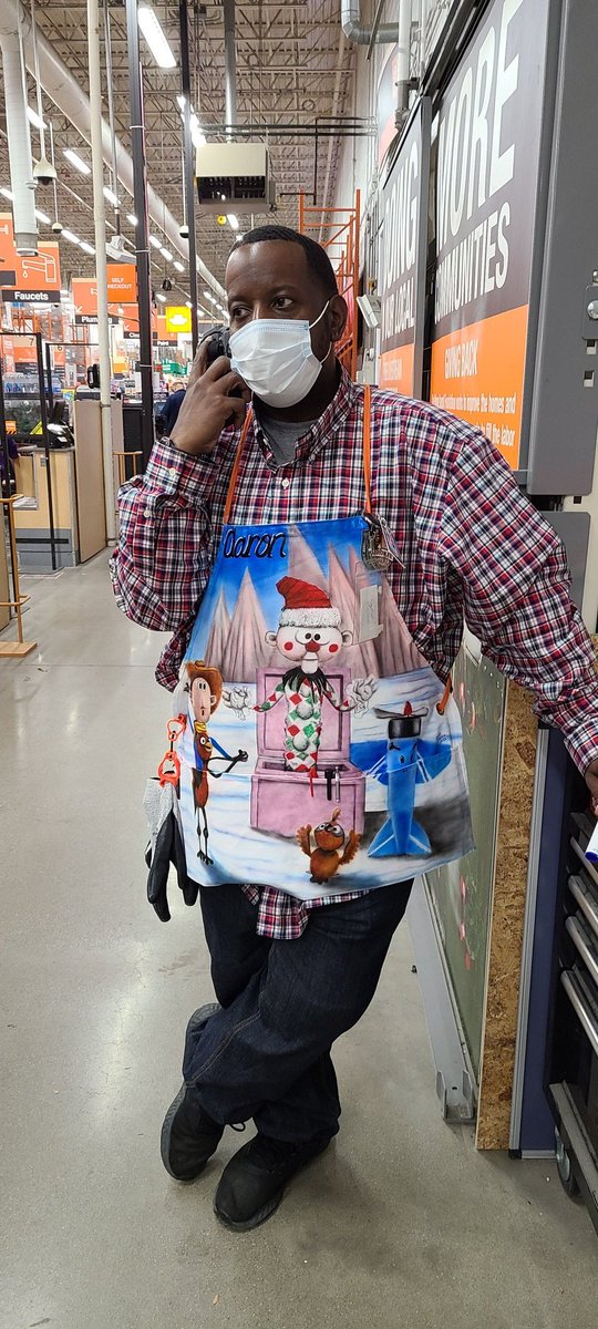 Our FES Aaron Jenkins, now that's an apron 😀