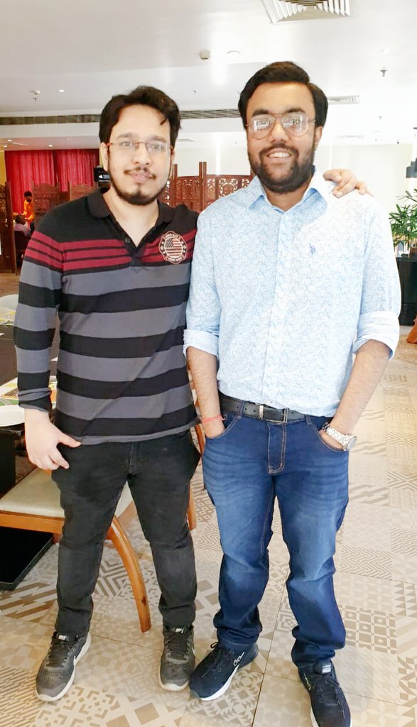 aditya_shekhar1's tweet photo. With school friend at a meetup. #galleryarchives https://t.co/JN2kytAd9k