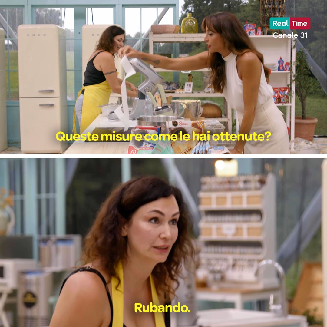 realtimetvit's tweet image. L&apos;onestà prima di tutto. 🙌😂 #BakeOffItalia #RealTime #canale31