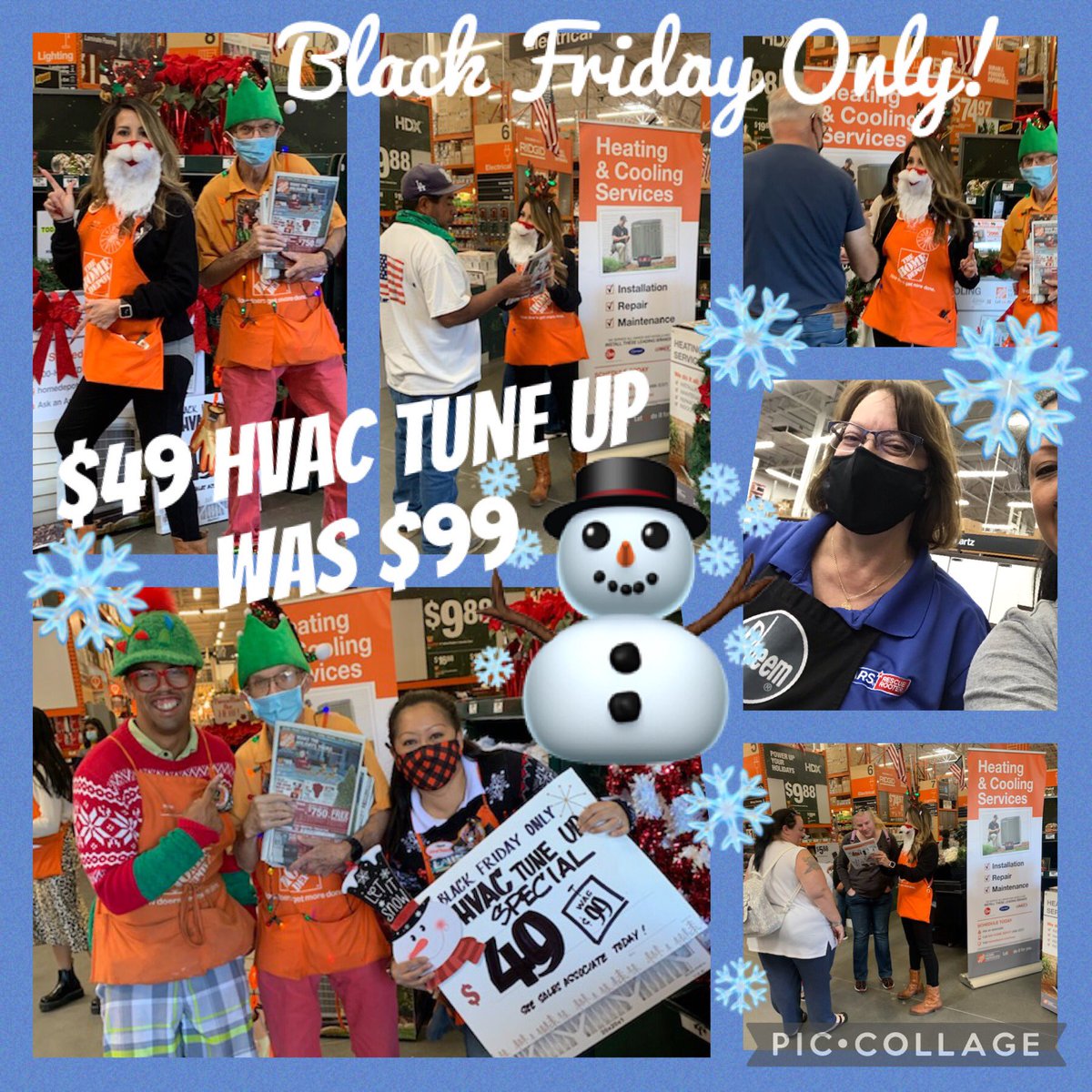 Laney Agliam (@laneyagliam) on Twitter photo Keep warm this Holiday Season ☃️ <a href="/HomeDepot_1018/">Home Depot 1018</a> we have some special Helpers driving #BlackFriday HVAC TUNE UP SPECIAL! ONLY $49 was $99 ❄️☃️❄️ @PS_RSM <a href="/Jeffbrennerhd/">Jeff Brenner</a> <a href="/Crippen1026/">Christian Crippen</a> @mikeoliver1018 Keep warm this Holiday Season ☃️ <a href="/HomeDepot_1018/">Home Depot 1018</a> we have some special Helpers driving #BlackFriday HVAC TUNE UP SPECIAL! ONLY $49 was $99 ❄️☃️❄️ @PS_RSM <a href="/Jeffbrennerhd/">Jeff Brenner</a> <a href="/Crippen1026/">Christian Crippen</a> @mikeoliver1018