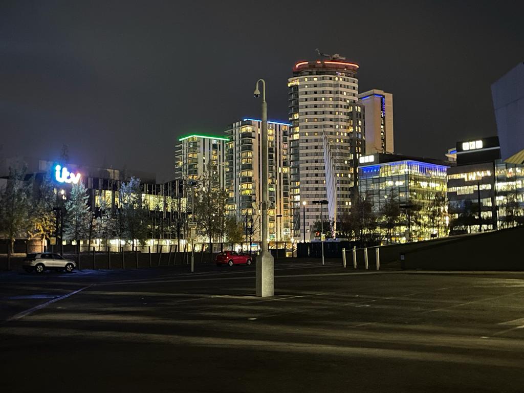 AToppingJourno's tweet photo. Amazing to be up in Media City today for the #LDRSconf21 to see Salford in all its glory and being revealed as runner up in the George Makin award - honoring the late LDR and celebrating the #LDReporters like me who've been in the job less than 12 months. Didn't expect it at all! https://t.co/e8ys3VYct6