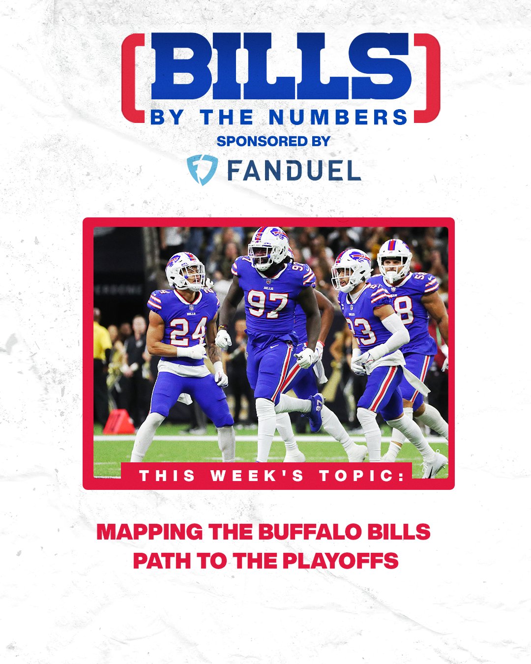 Buffalo Bills on X: 'The path to the playoffs. Listen to Episode 7 of Bills  by the Numbers:  @FanDuel