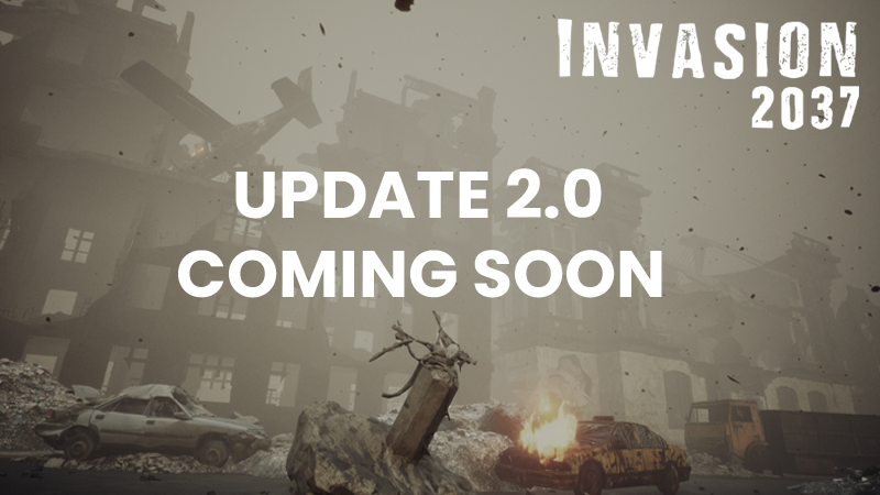 BeaversGames's tweet photo. Follow up and new information on update 2.0 I'm working hard and things are progressing well for the next update 2.0, which will bring a whole new start to the game.  Read all on Steam https://t.co/PQp9s6Hcwp #IndieGameDev #indiedevs #survival #Invasion2037 https://t.co/fhoE9oLVOu
