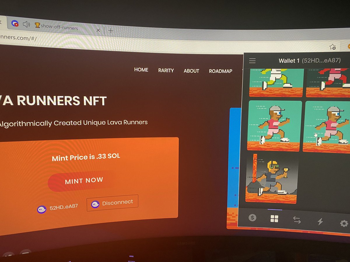TimothyBible2's tweet photo. I am in absolute shock….. I just minted the first trophy  from @LavaRunners 

After minting 53 times I finally hit one!!!

I literally just won 30 solana minting!!!!
I’m new to this market, new to NFT’s, I’ve been rugged, I didn’t know who to trust and now this! I am SO EXCITED https://t.co/a6EGu9OdJ9