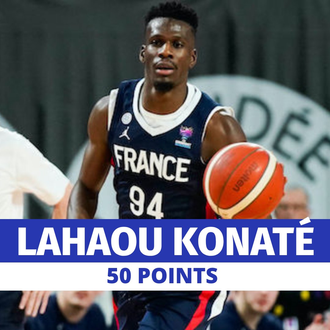 LNB Stats (@lnb_stats) on Twitter photo 50 POINTS : Avec 3 points contre le Montenegro, Lahaou Konaté (<a href="/lahaouKonate/">Lahaou Konate</a> / <a href="/Metropolitans92/">Boulogne-Levallois Metropolitans 92</a>) a passé le cap des 50 points en #EDFBasket 50 POINTS : Avec 3 points contre le Montenegro, Lahaou Konaté (<a href="/lahaouKonate/">Lahaou Konate</a> / <a href="/Metropolitans92/">Boulogne-Levallois Metropolitans 92</a>) a passé le cap des 50 points en #EDFBasket