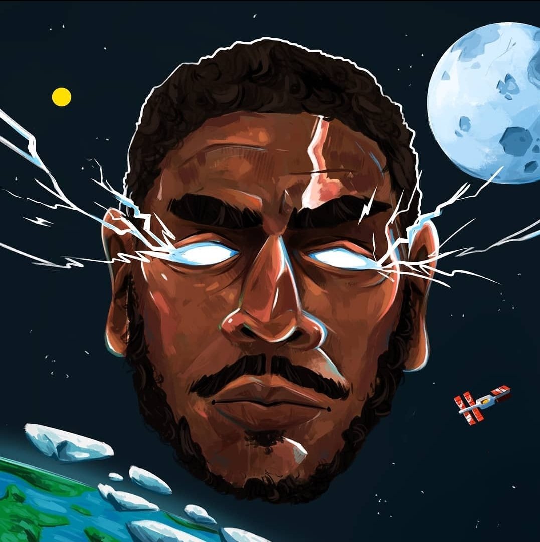 isayoof's tweet photo. Man On the Moon @KidCudi

#art #ArtistOnTwitter #painting #digitalart #photo #illustration #Illustrator #procreate #sketch #landscape #portrait #music #style #KanyeWest #hiphop #drawing #aesthetic #musician #rap https://t.co/RFavF9Xosh