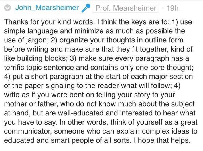 WillJMeddings's tweet photo. On effective writing.

‘Use simple language and minimise as much as possible the use of jargon’.

For every staff officer out there (via @JohnMcRaeII) https://t.co/VFFAB7ojSa