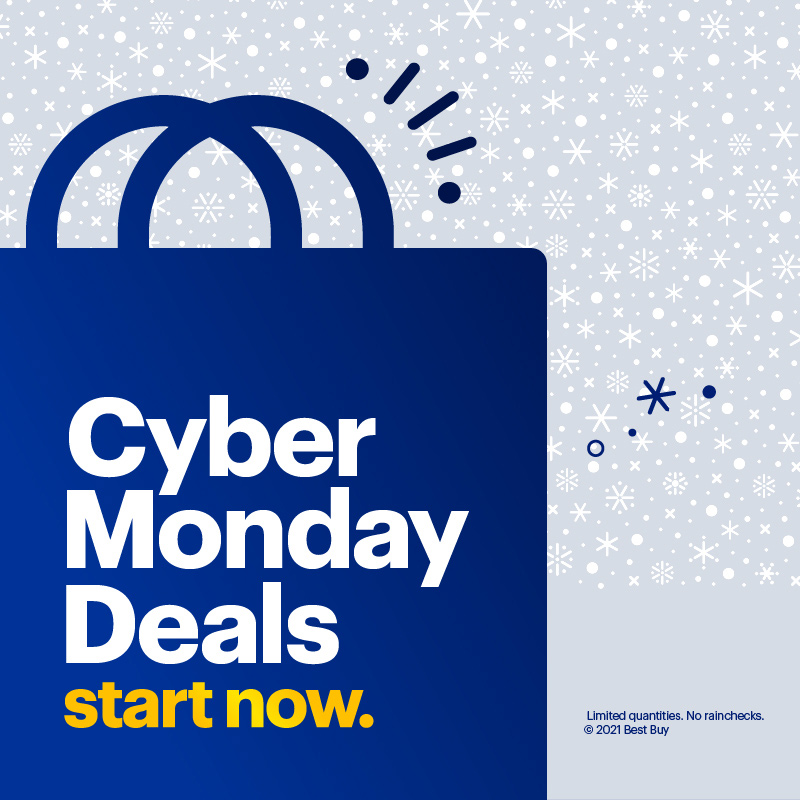BestBuy's tweet photo. Looking for the perfect gift? Start saving on Monday's deals, today.