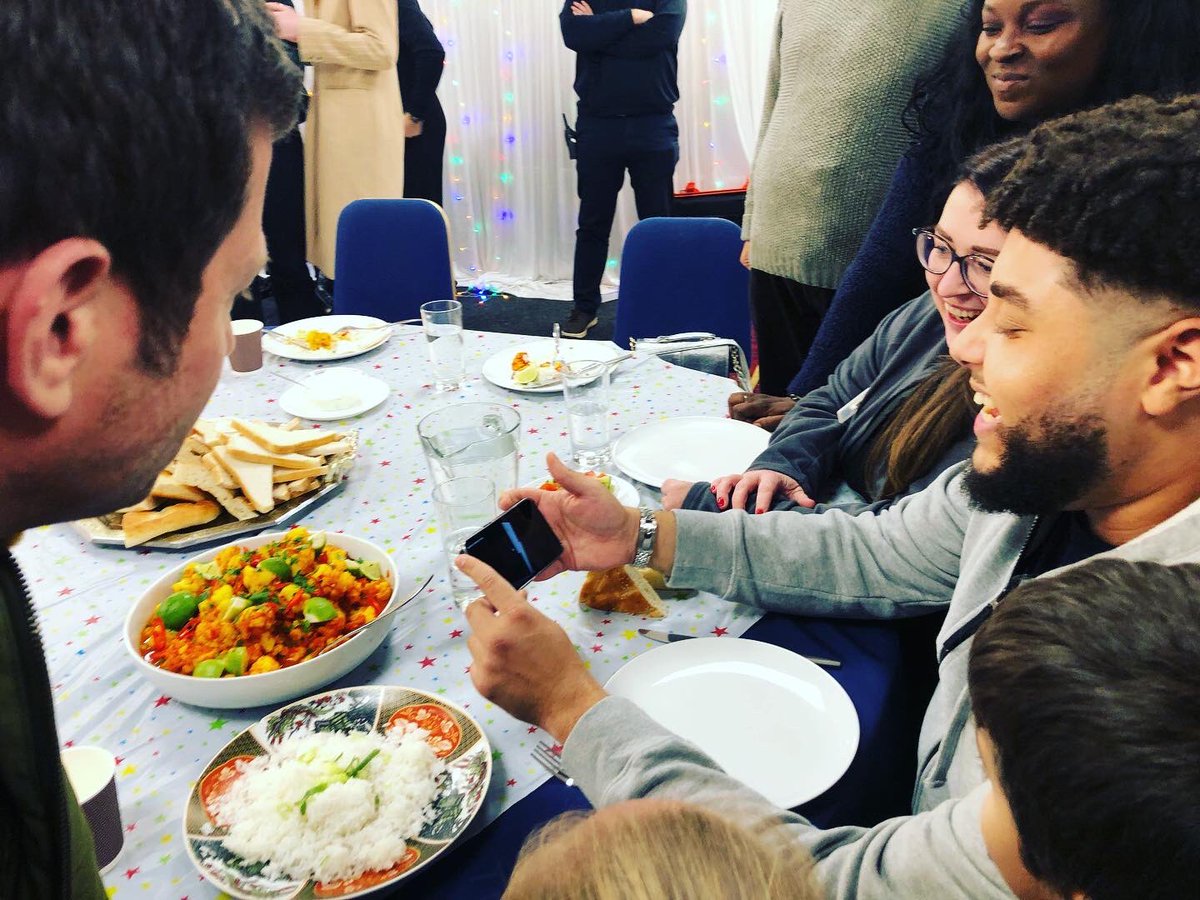 FftHeathfield's tweet photo. Did you spot us? Delighted to be part of @coopuk live #Christmas advert with @radioleary &amp; @ItsBigZuu at the amazing @A_CAA with @NooralhaqNasimi 🙌As a food share &amp; community partner we agree everyone should have food on their plate this Christmas 🎄 #itswhatwedo #endfoodwaste https://t.co/IWmlYIucBr