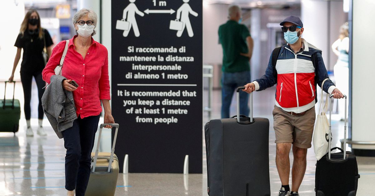 Reuters's tweet photo. EU countries agree to suspend travel to southern Africa over new COVID variant https://t.co/DMsCgQ1dzm https://t.co/zdJ9Bt28Rt