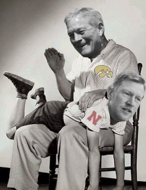 CameronParkerPO's tweet photo. A tradition as lopsided as Nebraska and Iowa. 

#NewProfilePic https://t.co/AcMgobRU0m