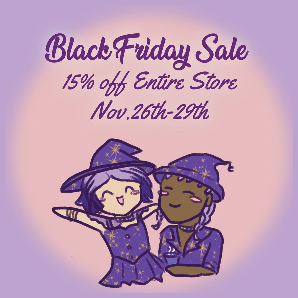 BaeBoba1's tweet photo. We are having a Black Friday Sale! 15% off the entire store. We have a lot of small items that would be a good size for stocking stuffers!

#blackfriday #sale #discount #cybermonday #smallbusiness #cuteart #etsy #stockingstuffers #enamelpins #stickers #postcards #artofinstagram https://t.co/H40LnT4udz