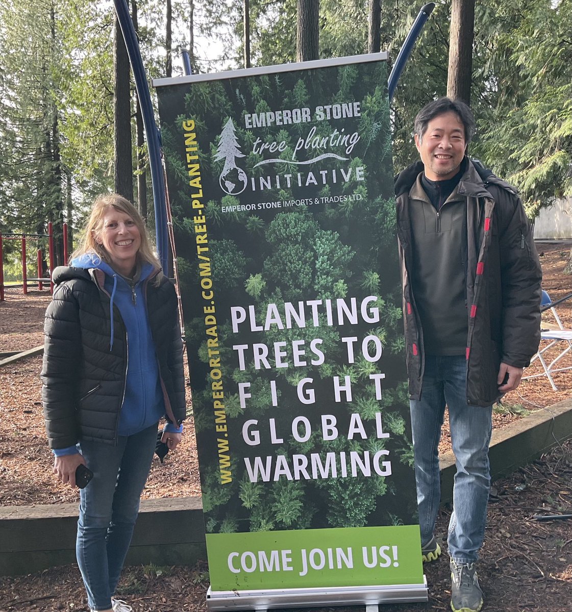 RCMacDonaldSD43's tweet photo. Thank you Patrick Kuan, Emperor Stone Ltd. for donating trees to schools in SD43. We treasure our Dogwood Tree and promise to nurture it. #Project Salamander 3.0 ⁦@sd43bc⁩ ,⁦@cityofcoquitlam⁩ https://t.co/uLTHjBWpxB