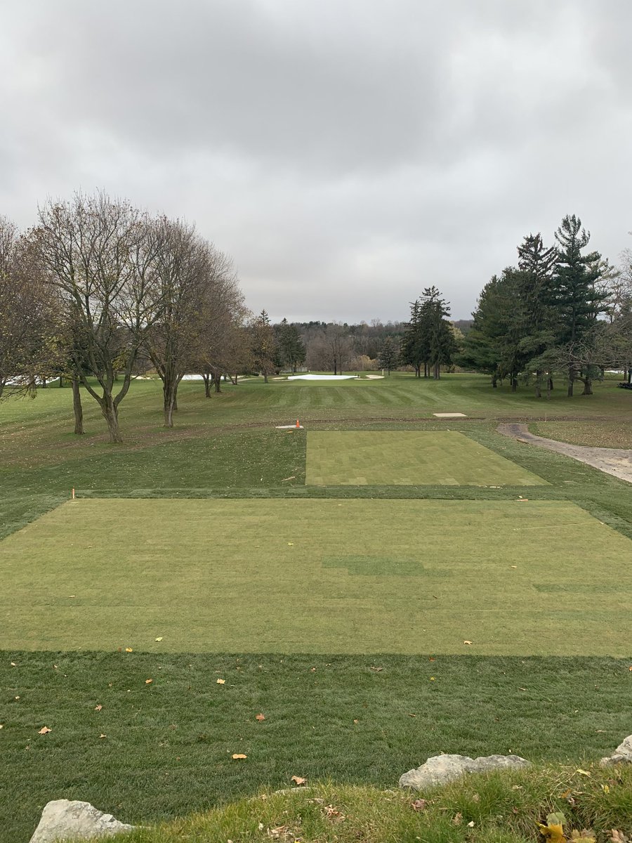 mark_piccolo's tweet photo. ⁦@GaltCntryClub⁩ 7th and 8th tees projects finished in the nick of time. Improved accessibility and more space to play and grow! https://t.co/Rh4Xa2710E