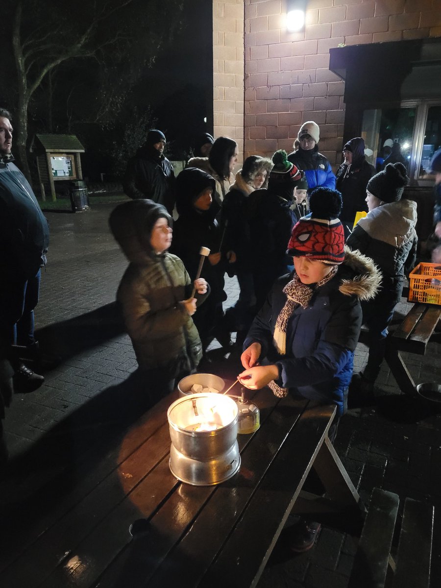 Our Juniors, their families &amp; 4 legged friend had an amazing night walk on Cannock Chase led by our own outdoor adventure expert! Yes it was dark &amp; chilly, but so exciting &amp; interesting to see things in a different "light". Toasting marshmallows finished the night off well!
