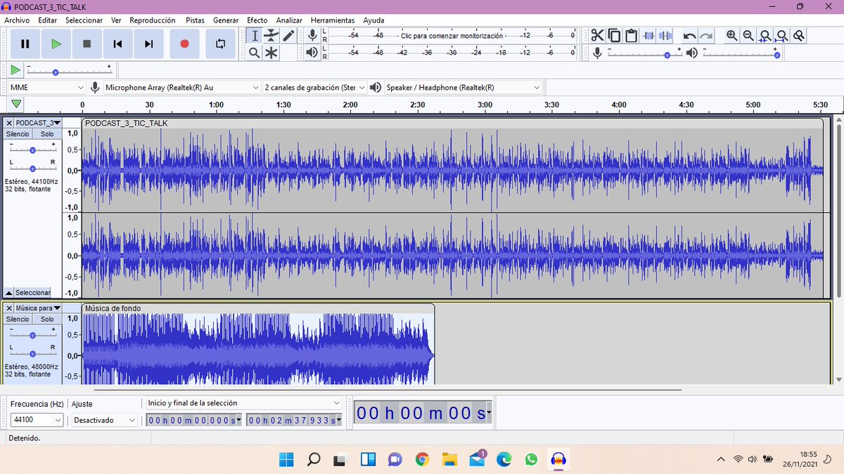 ines_tcano's tweet photo. Puedo decir bien claro que el día de mañana cuando sea maestra, podré demostrar muchos de los conocimientos adquiridos en esta carrera. Uno de ellos es crear un PODCAST. Hoy mi compañera y yo hemos terminado de grabarlos y estamos muy orgullosas con el resultado. https://t.co/0904JKoeGR