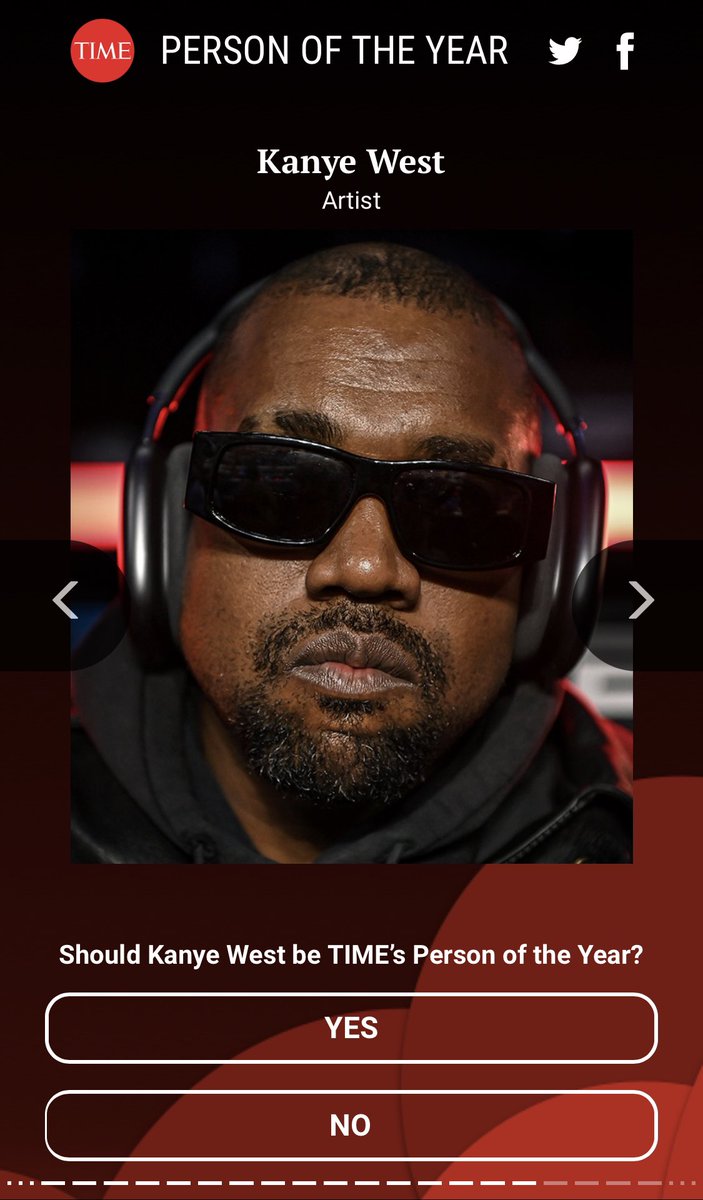 parisaintshop's tweet photo. Vote for Ye to be @TIME's Person Of The Year here:

https://t.co/iqh9yax4Kv https://t.co/1jcul56z80