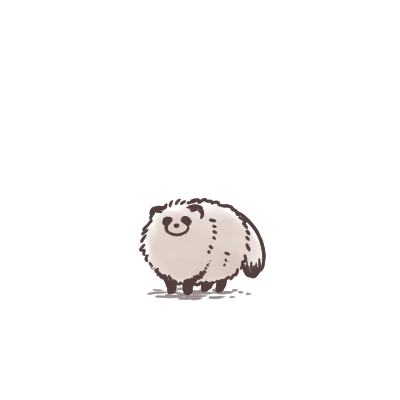 ものすごくらくがき。たぬき。あとでけします。 