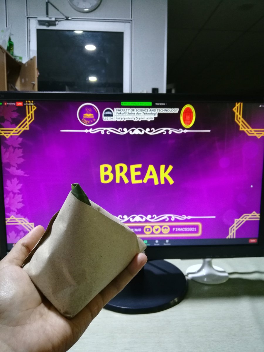 muhammadnoraman's tweet photo. Take a break with Nasi Lemak. #FIMACS2021 https://t.co/tJn5iOQ8iy
