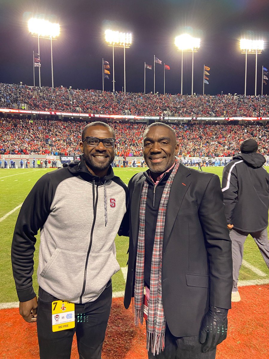 Two former <a href="/PackFootball/">NC State Football</a> and <a href="/steelers/">Pittsburgh Steelers</a> players representing at a big rival game tonight. #GoPack