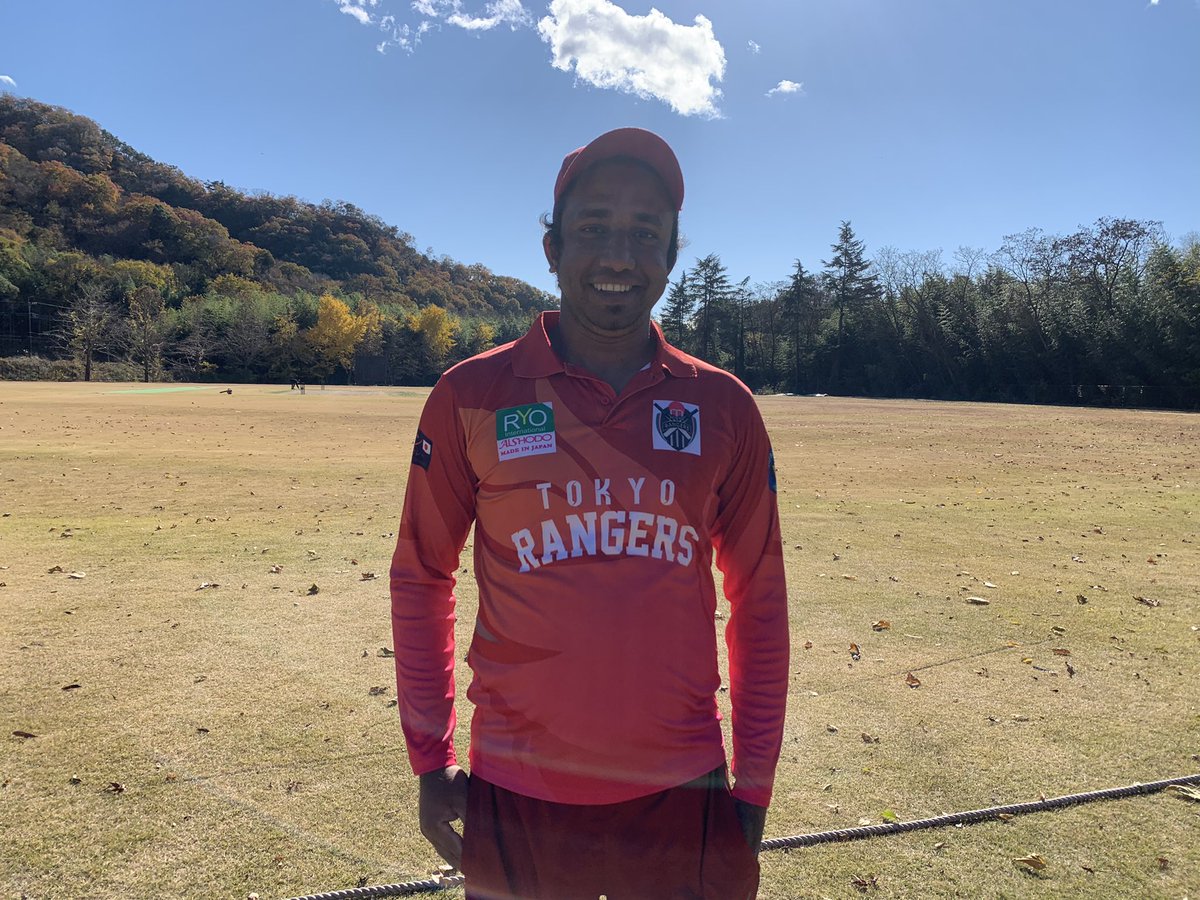 CricketJapan's tweet photo. Milinda Sanjaya takes 7 for 16 as Tokyo Rangers bowl Men In Blue all out for 167 in the JCL Division Two Final.
2nd innings starts soon, follow here: https://t.co/OBftZLN5Ye
#JCL2 #JapanCricket #MIBvsRangers https://t.co/6FN6DU1m9I