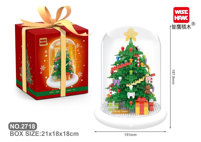 WiseHawkblock's tweet photo. New Christmas theme!Creative Christmas Gifts #wisehawkblock #nanoblock #lego #WiseHawk https://t.co/TnNnC5RhKJ