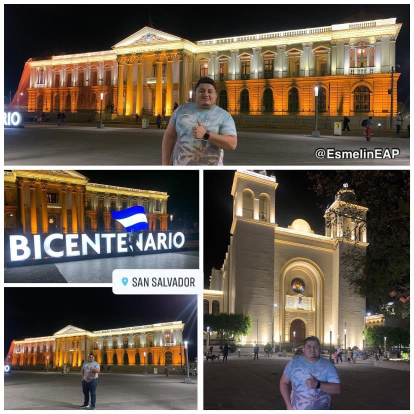 EsmelinEAP's tweet photo. Después de un largo día de trabajo en #ElSalvador… Mi Saludos para Ustedes amig@s desde el Palacio Nacional y la Catedral de San Salvador! Gracias a Dios por la Oportunidad 🙏🏻 #Al100 #AyVamos #SoyEAP https://t.co/836l0hYgf6