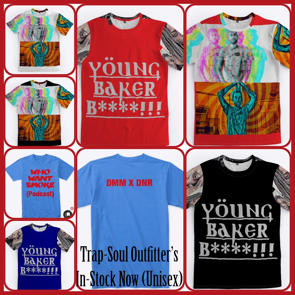 the_youngbaker's tweet image. Get your official Young Baker / @officiallysadd1 merch/apparel now!! Only thru “Trap-Soul Outfitters” my new clothing brand 🔥🔥🔥 Link to web store👇👇👇👇👇
.

trap-soul-2.creator-spring.com
.
#Sadd #YoungBaker #TrapSoulOutfitters
