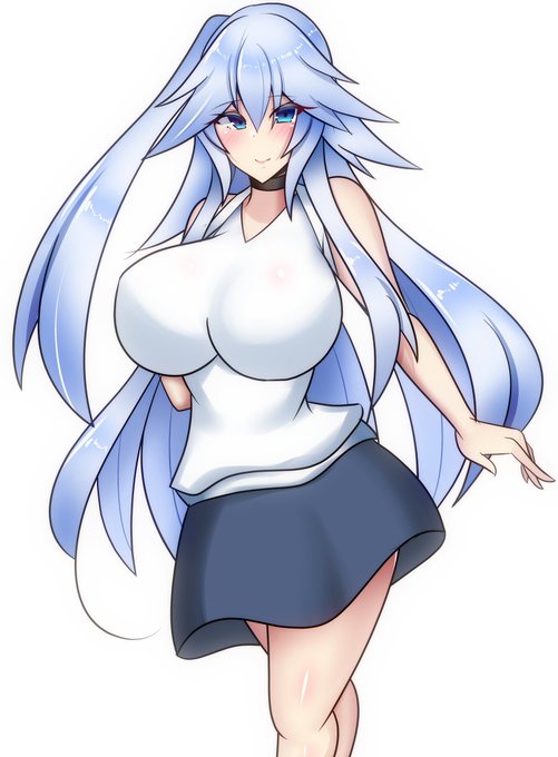 ◯白雪さん
テーマは描いた事無い髪型の美女。
悪役なんだけど訳あって光サイドに寝返って変身するヒロインを題材にしてます。
ルクスミラが黒基調のファンタジー幹部イメージだったので白雪さんは白基調なカジュアルスタイル。
わかりにくいですが、肌のベース色はルーシャよりも白っぽくしてます。 