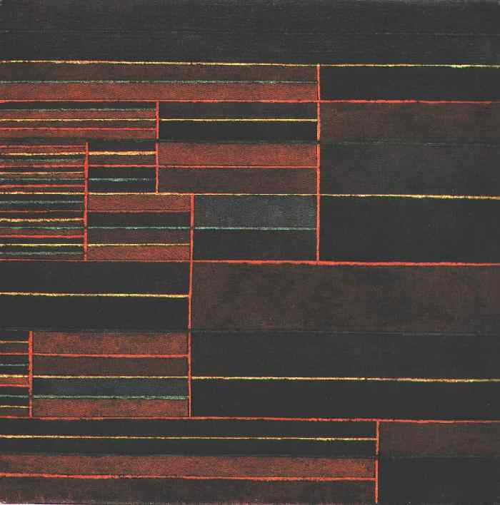 In the Current Six Thresholds, 1929 wikiart.org/en/paul-klee/i… #abstractart #klee