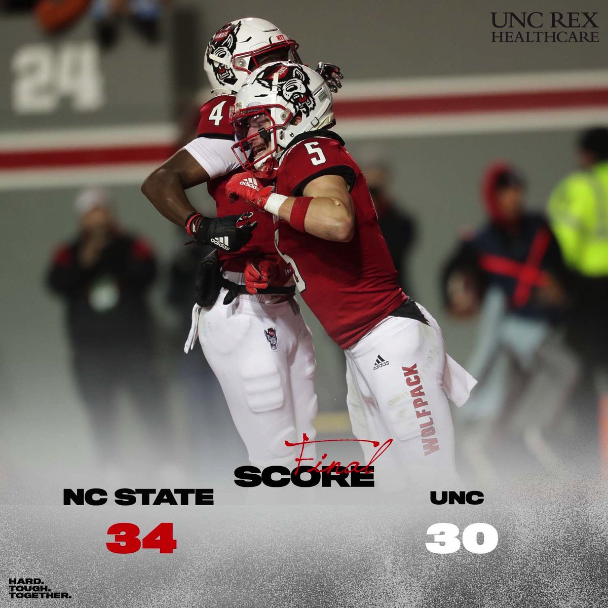 Were you not entertained!!!

<a href="/PackFootball/">NC State Football</a> with a pair of TDs in the final 1:35 for the home WIN!!!