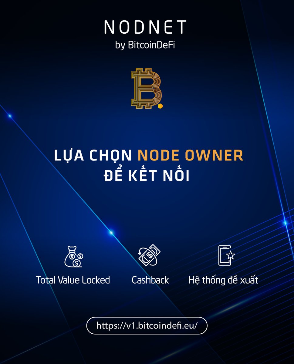 ✂️ 𝐋𝐮̛̣𝐚 𝐜𝐡𝐨̣𝐧 𝐍𝐨𝐝𝐞 𝐎𝐰𝐧𝐞𝐫 đ𝐞̂̉ 𝐤𝐞̂́𝐭 𝐧𝐨̂́𝐢 
bit.ly/3xtN0YN

Đăng ký tài khoản BitcoinDeFi
bit.ly/BitcoinDeFi_Si…

Project Kit
bit.ly/BitcoinDeFi_Ki…