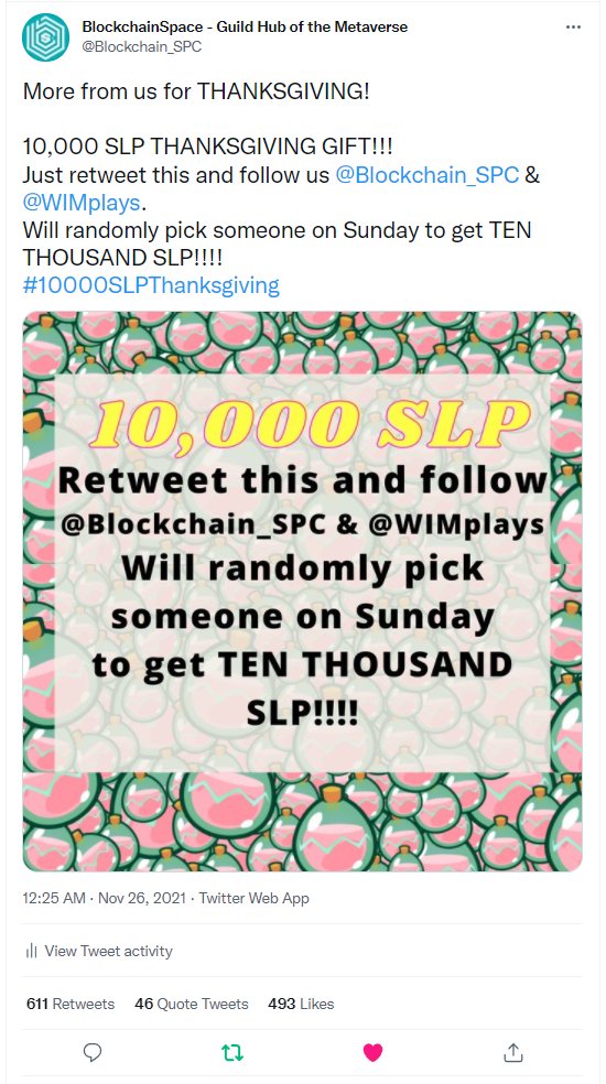 BlockchainSpace | $GUILD tweet media