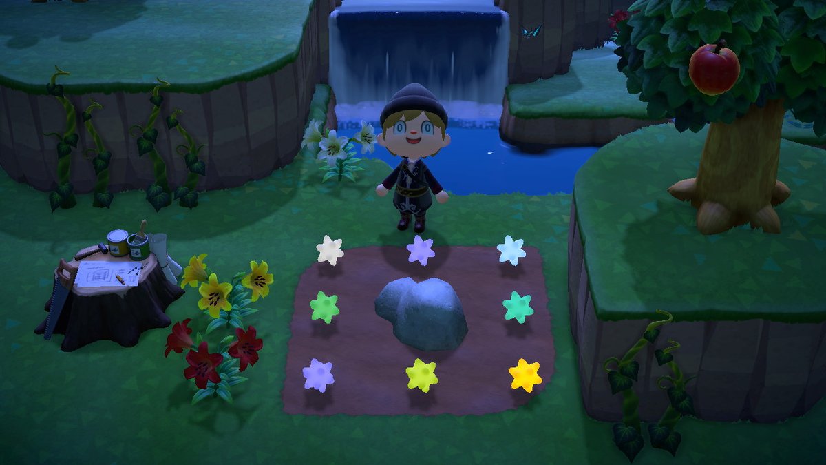 Lavender_puri's tweet photo. これが噂の星のかけらが出る島か・・・やっと行けたわ #どうぶつの森 #AnimalCrossing #ACNH #NintendoSwitch https://t.co/OwNAVwQ8iJ